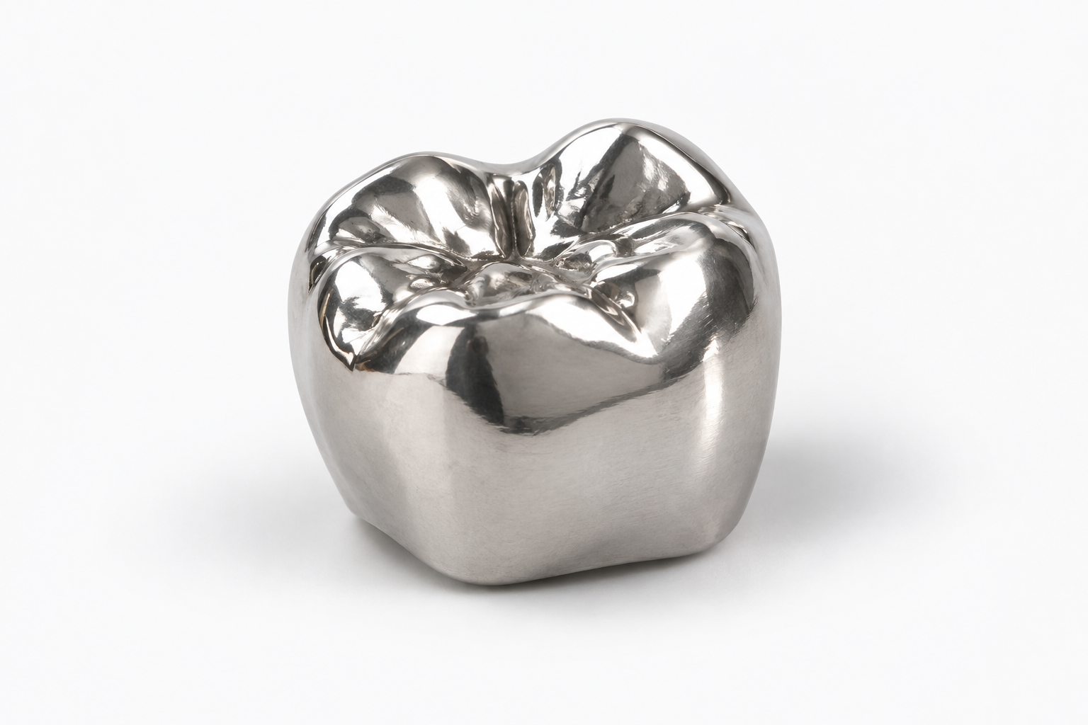 Metal dental crown